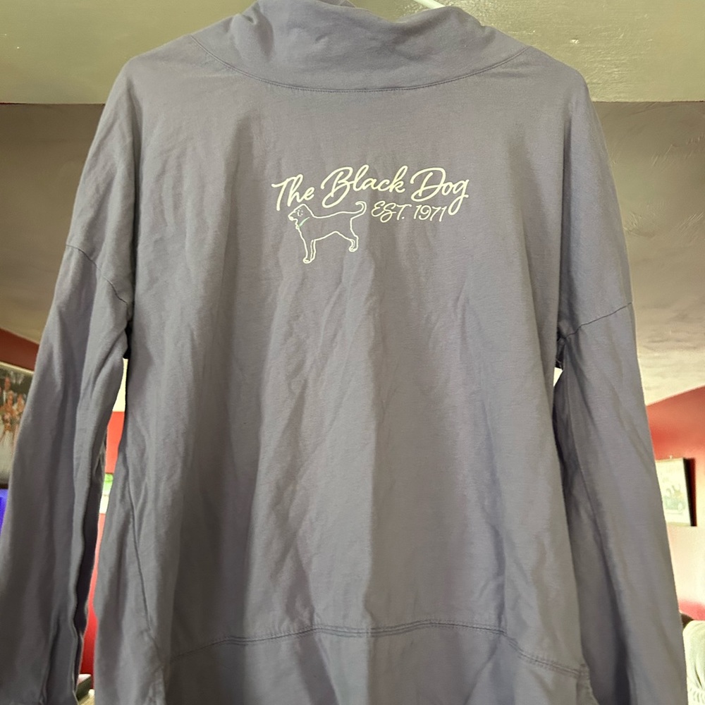 The black dog cowl neck shirt
